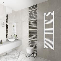 Radiateur à serviettes chauffant droit moderne blanc échelle pour salle de bains