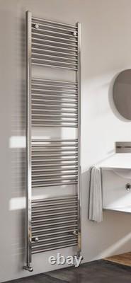 Radiateur à serviettes chauffant pour salle de bain, échelle droite en chrome 1800x600