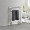 Radiateur à Serviettes Chauffant Victorien Pour Salle De Bain, Colonne Traditionnelle, Design.