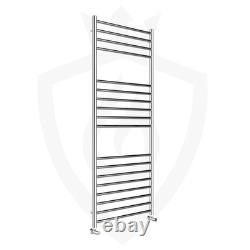 Radiateur chauffant échelle à serviettes en acier inoxydable pour salle de bains 600mm x 1400mm