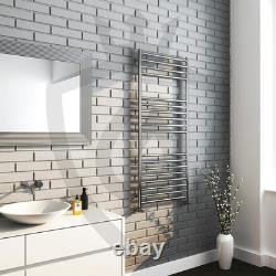 Radiateur chauffant échelle à serviettes en acier inoxydable pour salle de bains 600mm x 1400mm