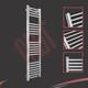 Radiateur Chauffant Porte-serviettes Chauffant Chrome Droit 300mm(l) X 1200mm(h) 1326 Btus