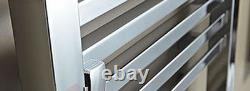 Radiateur chauffe-serviettes chromé ATLAS 500mm(l) x 800mm(h) 2192 BTUs