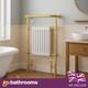 Radiateur Colonne Design De Salle De Bain Traditionnel En Or Chauffant Pour Serviettes 94x60cm
