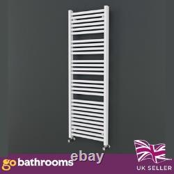 Radiateur de Salle de Bain Double Blanc Panneau Chauffant Échelle à Serviettes Chauffe-Serviettes 1600x550mm