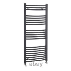 Radiateur de Serviettes Vertical Chauffant avec Barres Courbées Balterley Choix de Taille