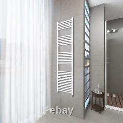 Radiateur de salle de bain anthracite blanc, radiateur porte-serviettes chauffant droit