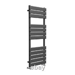 Radiateur de salle de bain chauffant avec porte-serviettes design Richmond en noir ou en laiton brossé