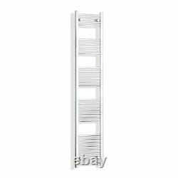 Radiateur de salle de bain chauffant en chrome, porte-serviettes à chauffage central de 300 mm de large