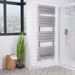 Radiateur de salle de bain chromé chauffant à panneaux plats de designer moderne