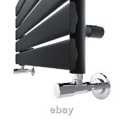 Radiateur de salle de bain en tissu noir, panneau plat, design, chauffage, 1000x600mm