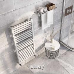 Radiateur de salle de bain moderne à serviettes chauffant double couche blanc H1200 x L500