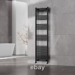 Radiateur de salle de bains noir chauffant porte-serviettes design échelle 1800x500