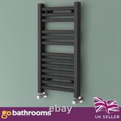 Radiateur de serviette chauffant double couche gris H800 x L400 pour salle de bain moderne Radiateur de serviette chauffant double couche gris H800 x L400 pour salle de bain moderne