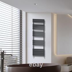 Radiateur de serviette design panneau plat chauffant pour salle de bain anthracite blanc noir