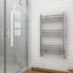 Radiateur de serviette droit en chrome, sèche-serviette chauffant, radiateurs de salle de bains, largeur 600 mm