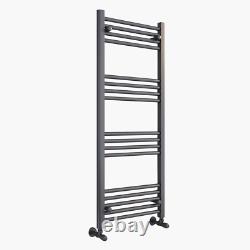Radiateur de serviette noir droit chauffant pour salle de bain