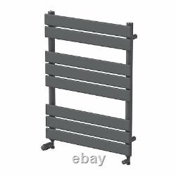 Radiateur de serviettes chauffant à panneau plat DuraTherm Anthracite 800 x 600mm