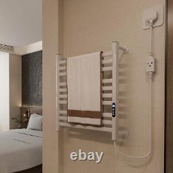 Radiateur de serviettes chauffant de salle de bain à séchage rapide réglable support de serviette anti-rouille