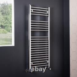 Radiateur de serviettes chauffant droit de salle de bain échelle 1100 x 500 Chrome