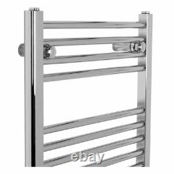 Radiateur de serviettes chauffant droit de salle de bain échelle 1100 x 500 Chrome
