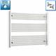 Radiateur De Serviettes Chauffant Droit En Chrome 800 Mm De Haut 1100 Mm De Large Pour Salle De Bains