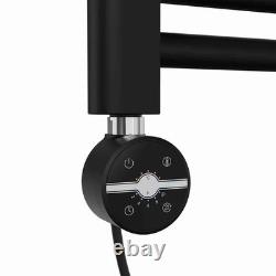 Radiateur de serviettes chauffant droit en chrome moderne 1800 x 300 mm avec 30 barres