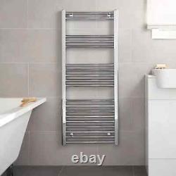 Radiateur de serviettes chauffant en chrome Pitacs - 1175 x 500 x 30 mm