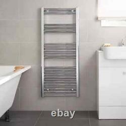 Radiateur de serviettes chauffant en chrome Pitacs - 1175 x 500 x 30 mm