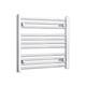 Radiateur De Serviettes Chauffant En Chrome Design De 700 Mm De Large Et 600 Mm De Haut Pour Salle De Bain