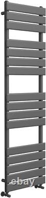Radiateur design échelle porte-serviettes chauffant pour salle de bain gris plat 1600 mm