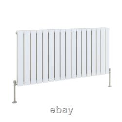 Radiateur design horizontal à panneau plat, colonne ovale, chauffage, radiateurs simples et doubles