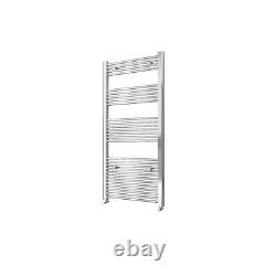 Radiateur droit chauffant pour serviettes en chrome blanc de toutes tailles