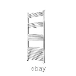 Radiateur droit de salle de bain, porte-serviettes chauffant, radiateur en chrome, toutes tailles