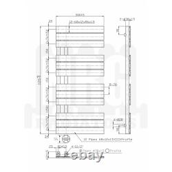 Radiateur électrique prérempli designer thermostatique pour serviettes chauffantes à panneaux plats