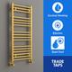 Radiateur Mural Chauffant En Laiton Brossé 500 X 1200 Mm Pour Serviettes