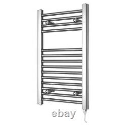 Radiateur porte-serviettes chauffant à double combustible ALTRO 150W 700mm x 400mm Chrome NOUVEAU