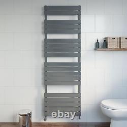 Radiateur porte-serviettes chauffant à panneau plat DuraTherm Anthracite - 1800 x 600mm