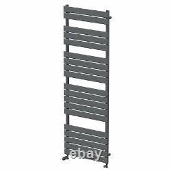 Radiateur porte-serviettes chauffant à panneau plat DuraTherm Anthracite - 1800 x 600mm