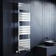 Radiateur Porte-serviettes Designer &agrave; Panneau Plat Chauff&eacute; Chrome 1600 X 500 Mm