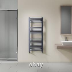 Radiateur sèche-serviettes Échelle de salle de bain courbée/droite anthracite UK