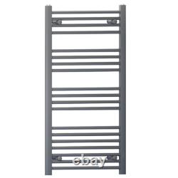 Radiateur sèche-serviettes anthracite designer pour chauffage central de salle de bains