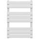 Radiateur S&egrave;che-serviettes Blanc &agrave; Panneaux Plats Pour Salle De Bains &ndash; Largeur 500 Mm &ndash; Chauffage Central