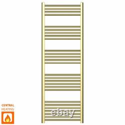 Radiateur sèche-serviettes chauffant 550 mm de largeur, finition dorée polie, salle de bains, chauffage central
