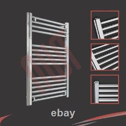 Radiateur sèche-serviettes chauffant chromé DROIT 600 mm (l) x 800 mm (h) 1624 BTU
