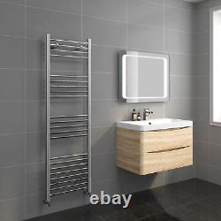 Radiateur sèche-serviettes chauffant de salle de bain en chrome 1600 x 500 droit