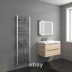 Radiateur sèche-serviettes chauffant de salle de bain en chrome 1600 x 500 droit