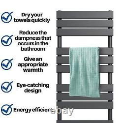 Radiateur sèche-serviettes chauffant design Meykoers pour salle de bain, vertical et grand
