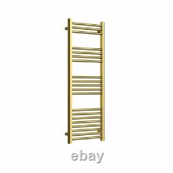 Radiateur sèche-serviettes chauffant doré 1200x500 mm pour salle de bains, échelle, chauffage central