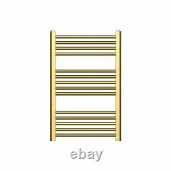 Radiateur sèche-serviettes chauffant doré 770x500 mm pour salle de bain, échelle, chauffage central